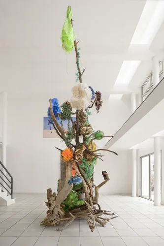 Escultura Khamekaye en Museo Boribana, Bienal de Dakar copia